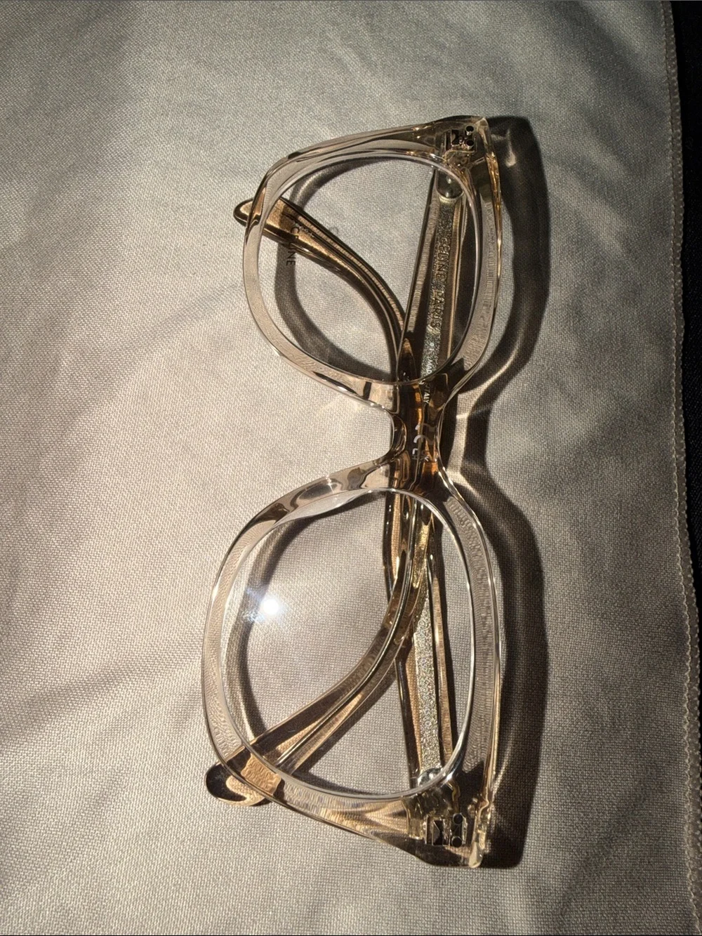 Celine Transparent Nude/Taupe Women's Sunglasses